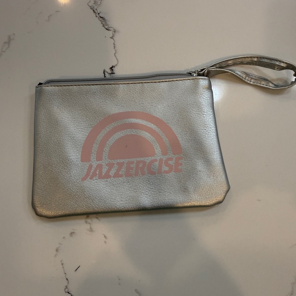 Silver Jazzercise Wristlet